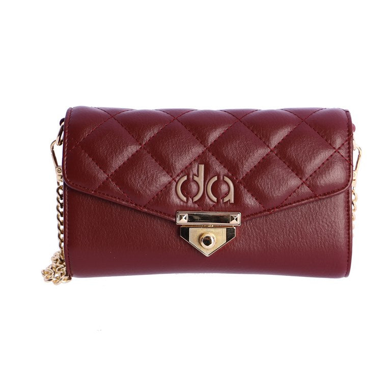 CARTEIRA E CLUTCH BORDEAUX